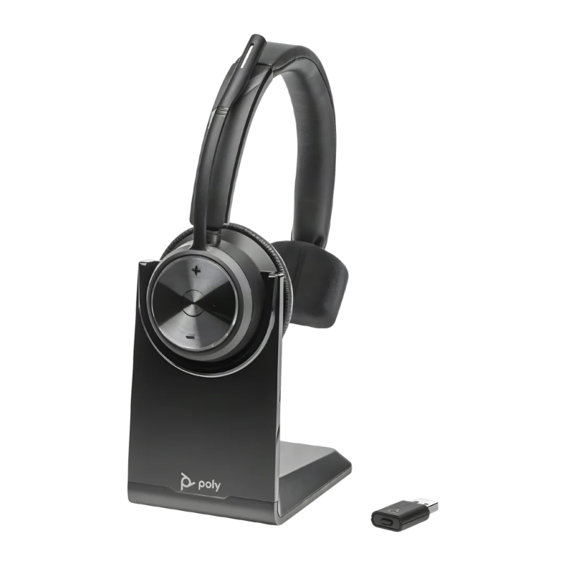 Poly Savi 7310 UC Mono DECT USB-A Noir Arceau Casque sans fil