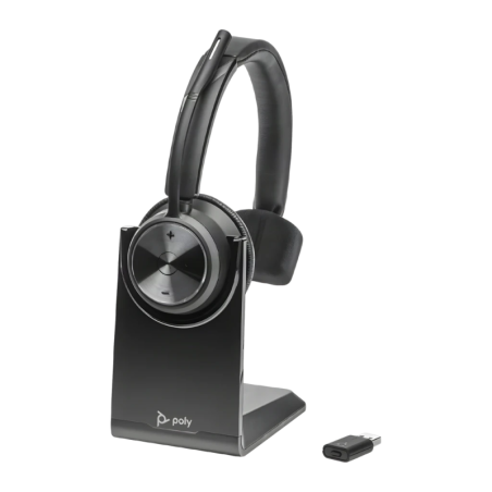 Poly Savi 7310 UC Mono DECT USB-A Noir Arceau Casque sans fil
