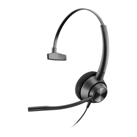 Poly EncorePro 310 USB-A Mono Réduction de bruit Noir Arceau avec micro Casque