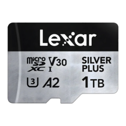 Lexar Professional Plus 1TB Argent 205MB/s V30 U3 A2 Carte microSD
