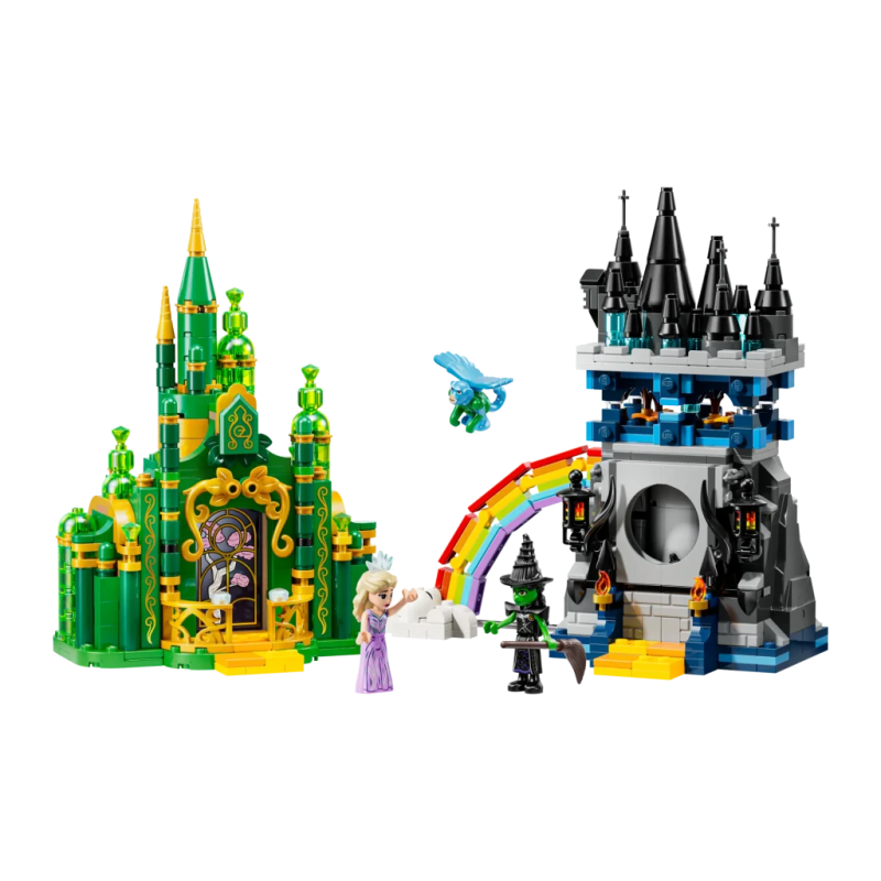 Set LEGO Wicked Emerald City et Château de Kiamo Ko 75689 860 pièces 9+ ans
