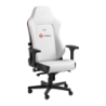 Noblechairs HERO Resident Evil Umbrella Edition Blanc/Noir Cuir PU 4D 150kg coussin lombaire Chaise gaming