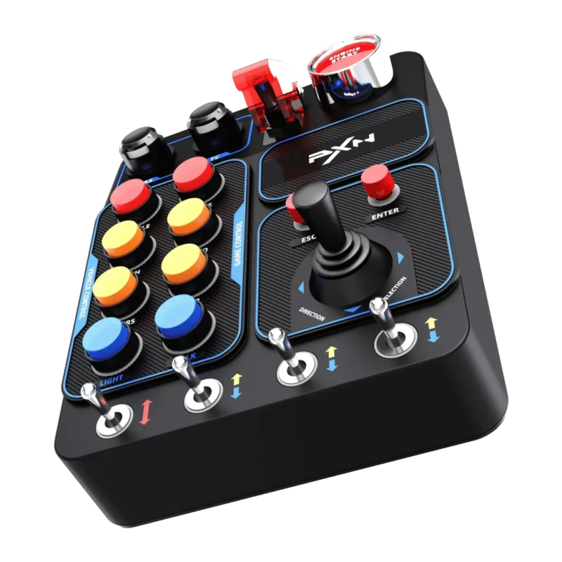 Panel de Boutons PXN CB1 RGB 7 effets 184x144x78,5mm Noir