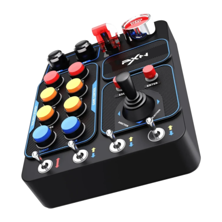 Panel de Boutons PXN CB1 RGB 7 effets 184x144x78,5mm Noir
