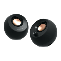 Creative Pebble Pro Noir 30W lumières RGB Bluetooth 5.3 Enceintes PC
