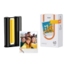 Papier Photo Liene Amber 3x3 pouces Autocollant 40 Feuilles + 1 Cartouche