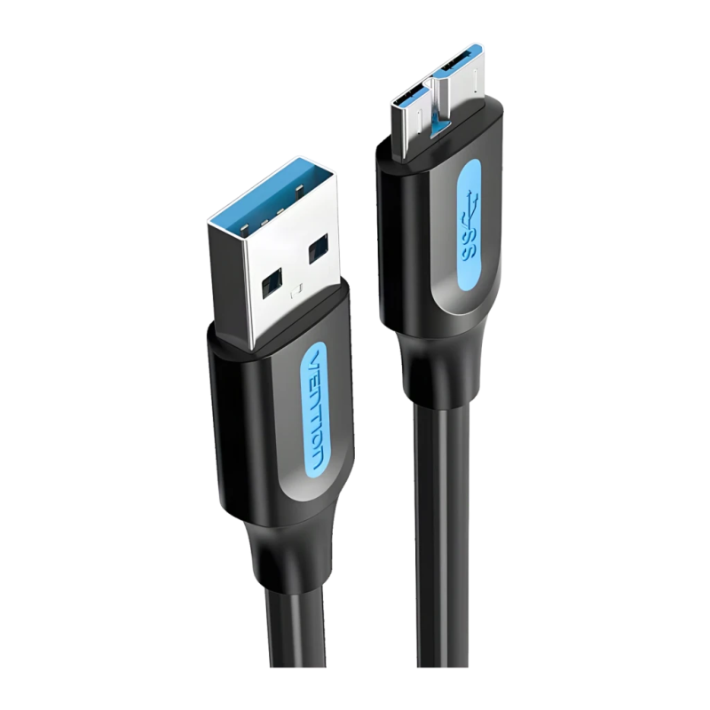 Câble Vention USB-A vers Micro-B USB 3.0 0,25 m Noir COPBC