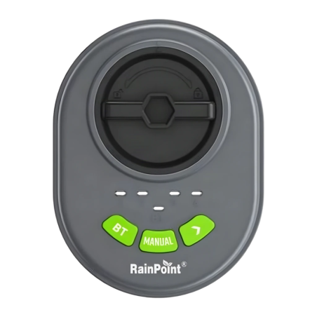 Programmateur d'arrosage RainPoint 4 zones Bluetooth Gris HIC406B