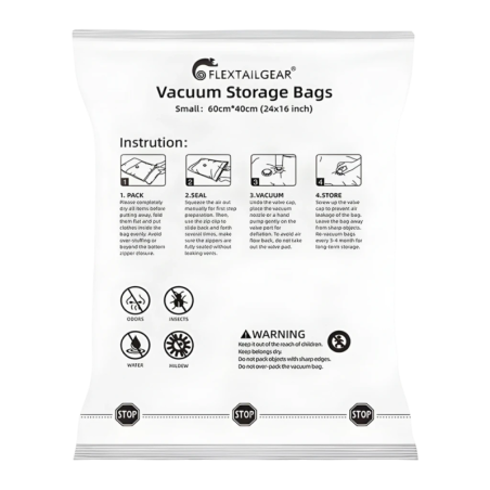 Sacs sous vide Flextail Vacuum S 40x60 cm Lot de 4
