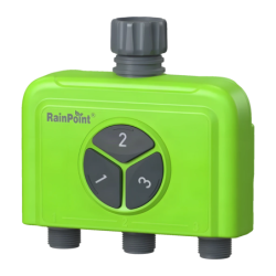 RainPoint WiFi 3 Zones 4× piles AA HTV345FRF IP65 Programmateur d'arrosage