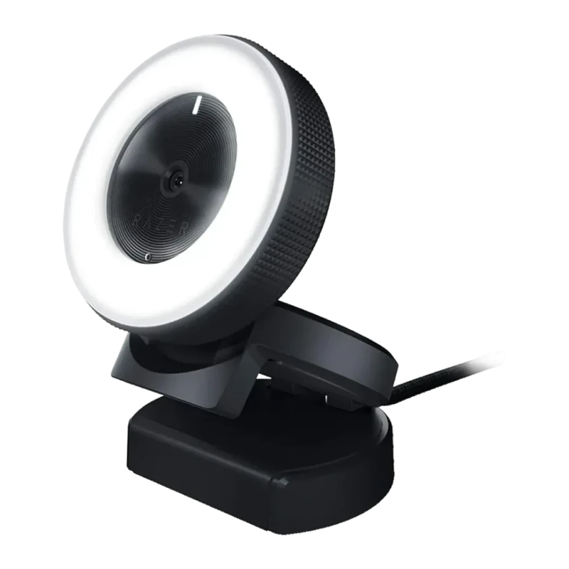 Razer Kiyo Full HD Microphone USB Noir 60fps mise au point automatique Webcam