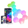 Lumières LED Hexagonales Bluetooth RGB