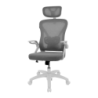 Drift DRAIR35 Blanc/Gris Maille Accoudoirs Rabattables 120kg coussin lombaire Chaise gaming