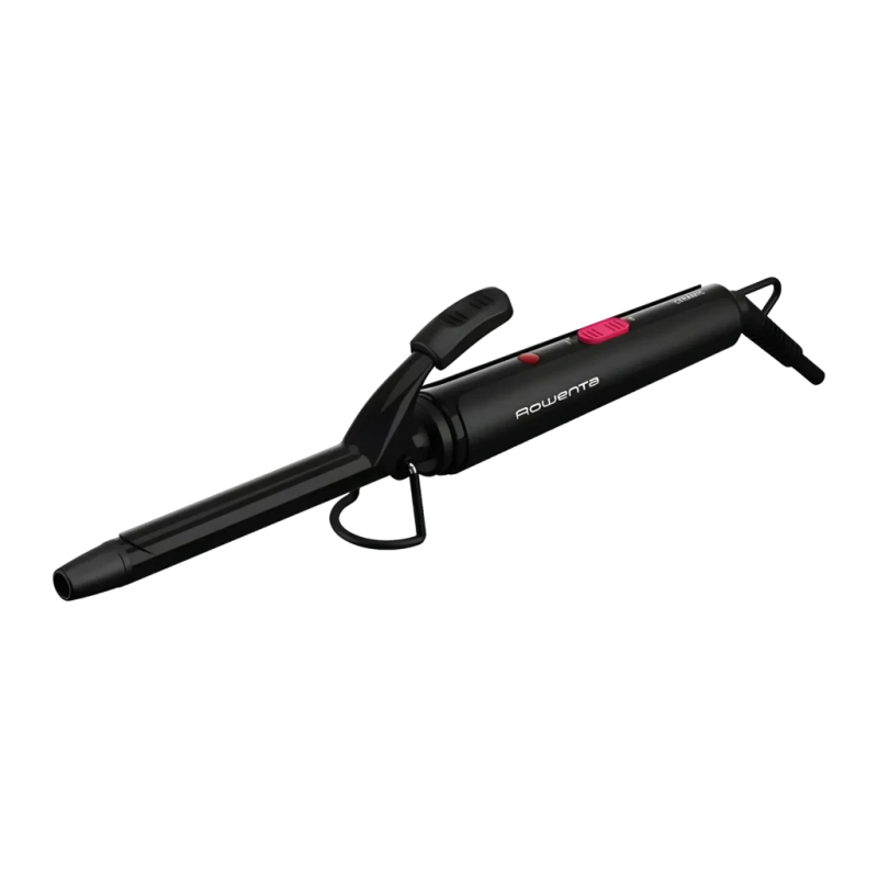 Rowenta 16 mm CF2133 Noir/Rose 25W 180°C céramique Fer à boucler