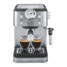 De'Longhi Linea Classic 1,7L Buse Vapeur 15bar Acier Inoxydable EM450.M 1350W Machine Espresso