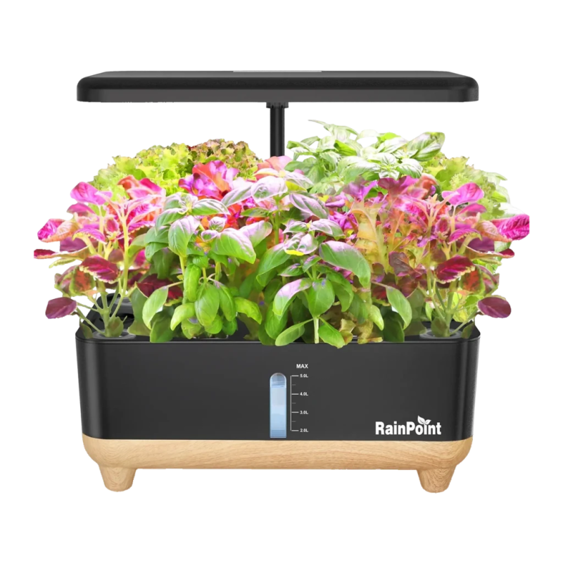 Kit de culture hydroponique RainPoint Base en Bois Pompe 150L/h Z238