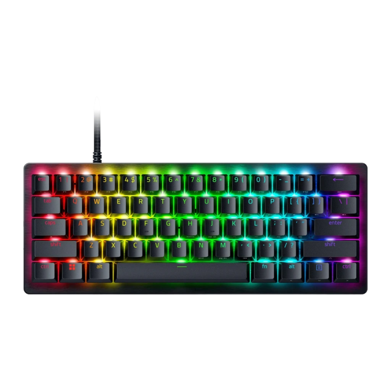 Razer Huntsman V3 Pro Mini Switch Optique Analogique RGB QWERTY Anglais Noir Clavier gaming