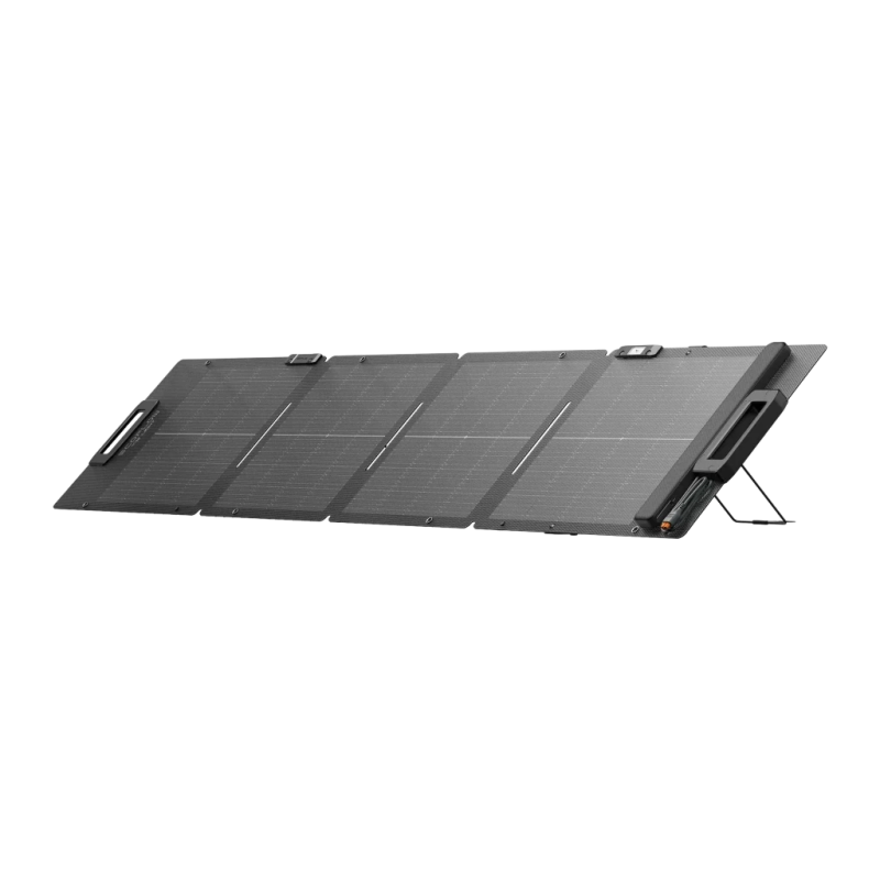 Panneau Solaire Pliable EcoFlow 110W Noir (122W BNPI) IP68 XT60 intégré