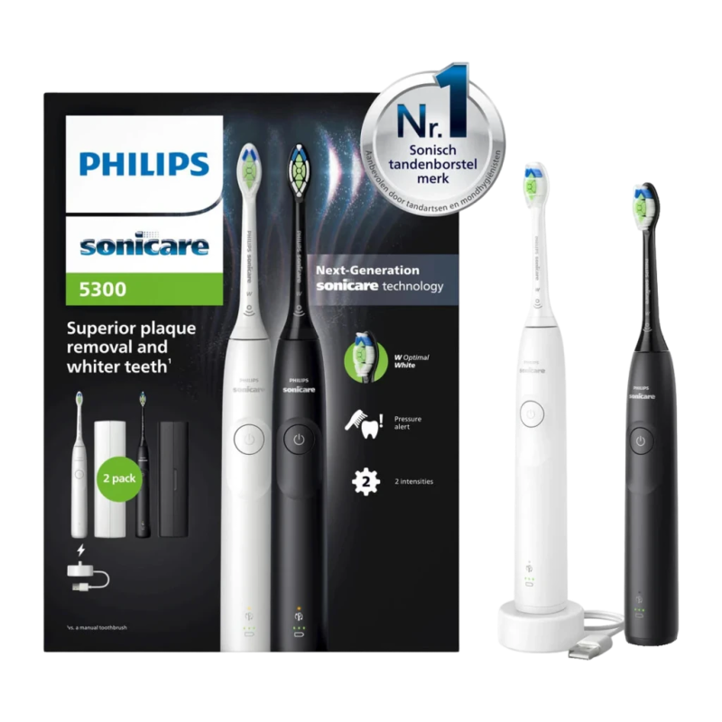 Philips Sonicare 5300 21 jours 2 Vitesses HX7109/01 Brosse à dents électrique
