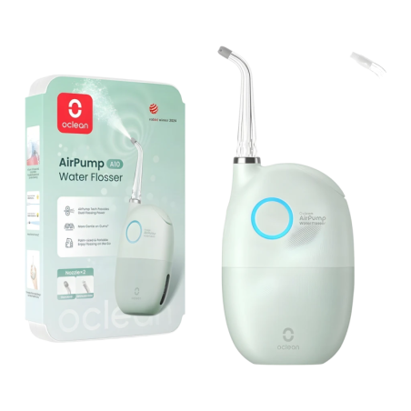 Hydropulseur dentaire Oclean AirPump A10 Sans Fil Batterie rechargeable Vert