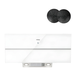 IsEasy Extraction/Recirculation 594,2 m³/h Blanc TV1390D4-CC-I2 écran tactile Hotte aspirante