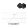 IsEasy Extraction/Recirculation 594,2 m³/h Blanc TV1390D4-CC-I2 écran tactile Hotte aspirante