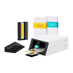 Liene PixCut S1 Pix Cut 2 en 1 Blanc Imprimante photo portable thermique