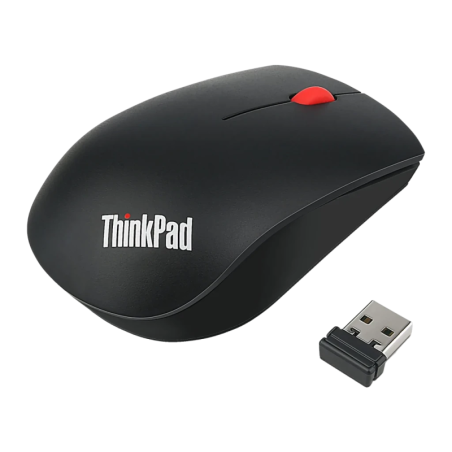 Lenovo ThinkPad Essential Noir 2,4 GHz 3 boutons 60 g Souris ergonomique sans fil