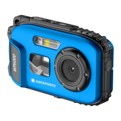 AgfaPhoto Realishot Bleu IP68 3m Stabilisateur d'image 18MP WP6000 Appareil photo compact