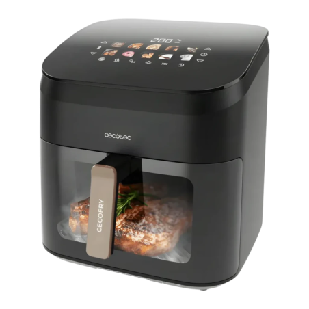 Friteuse à air Cecotec Cecofry&Grill Smokin' 8500 8,5L 2200W 10 programmes Noir/Marron