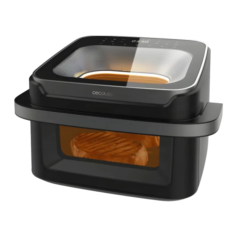 Cecotec Cecofry Advance 10000 Full Vision 10L 2200W 12 programmes Noir double panier écran tactile Friteuse à air