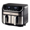 Ariete Dual Metal 9L Double panier 2x4,5L 2100W Noir 4625/00 11 programmes écran tactile Friteuse à air