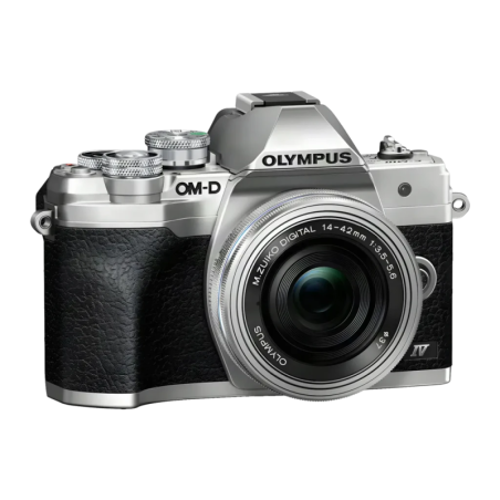 Olympus OM-D E-M10 Mark IV Argent Micro 4/3 Live MOS 4K UHD 30fps 20,3MP 3 pouces WiFi Bluetooth 4.2 Hybride