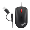 Lenovo ThinkPad USB-C Wired Compact Noir 2400 DPI 4 boutons Souris
