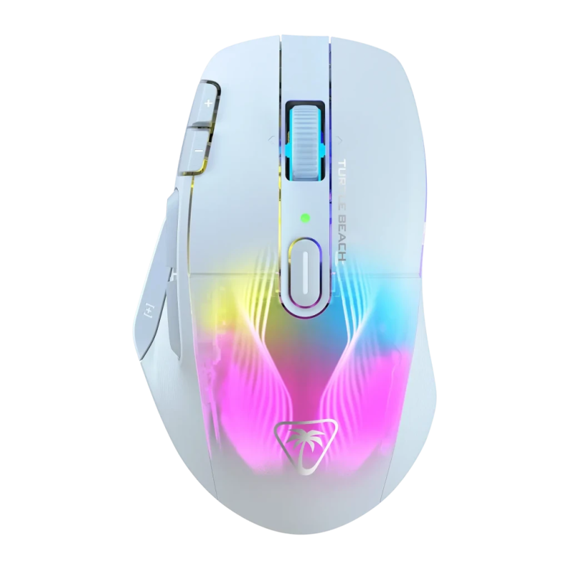 Turtle Beach Kone XP Air RF+Bluetooth 19000 DPI RGB Blanc 10 boutons 99 g Souris gaming sans fil