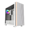Darkflash Verre Trempé ATX Blanc DS900WS Midi Tower 4 ventilateurs Boîtier PC
