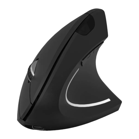 Subblim Glide Vertical Ergo Dual Noir 1600 DPI 6 boutons Bluetooth 89 g Souris sans fil silencieuse