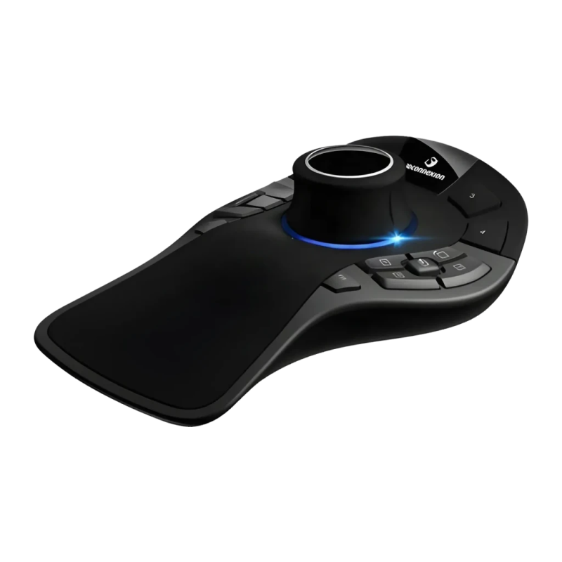 3Dconnexion SpaceMouse Pro Noir Filaire USB 15 boutons Souris 3D