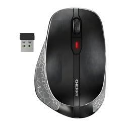 Cherry MW 8C Ergo Noir 3000 DPI 6 boutons Bluetooth + 2,4GHz 123 g Souris sans fil ergonomique