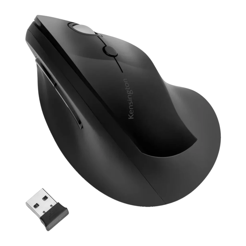 Kensington Pro Fit Ergo Vertical Wireless Noir 6 boutons Souris sans fil