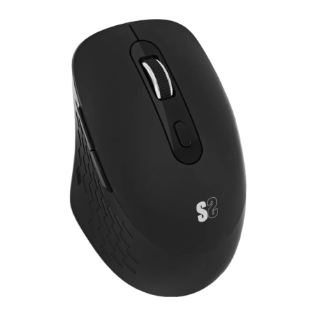SUBBLIM Curve Ergo Dual Mouse Battery Black 1600 DPI 6 boutons Bluetooth 69 g Souris sans fil ergonomique