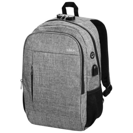 Subblim Urban Lock System 16 Gris - Sac à dos pour ordinateur portable