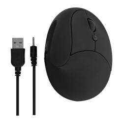T'nB Noir Vertical MWERGOVMN 1600 DPI 6 boutons 2,4GHz 99 g Souris sans fil ergonomique