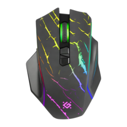 Defender Uran RF 2,4GHz 3200 DPI RGB Noir GM-503 8 boutons 100 g Souris gaming sans fil