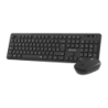 SUBBLIM Business Slim Noir 2,4G à membrane espagnol Clavier et souris silencieux sans fil