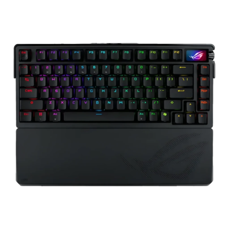 ASUS ROG Azoth Extreme QWERTY RGB Noir rétroéclairé 75% Bluetooth + 2,4GHz Clavier gaming sans fil mécanique
