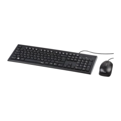Hama Cortino Noir Avec câble USB Kit clavier et souris