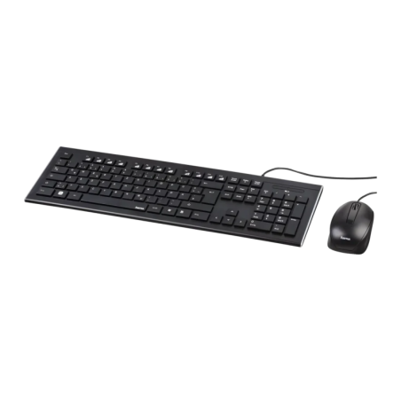 Hama Cortino Noir Avec câble USB Kit clavier et souris