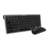 Subblim Noir Bluetooth + RF Espagnol SUBKBC-OCO020 Clavier et souris sans fil