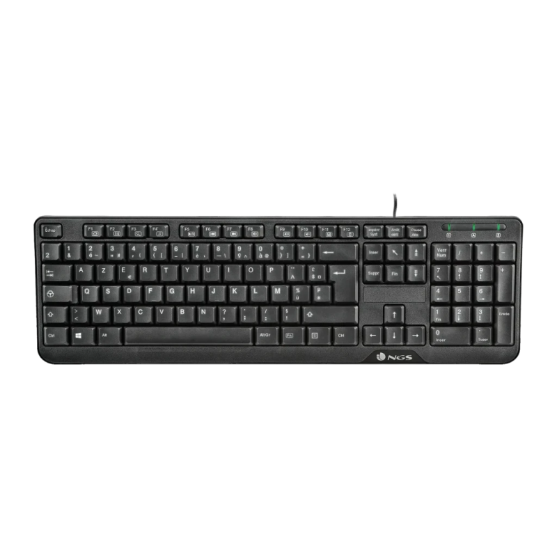 NGS Funky V3 AZERTY Noir USB à membrane Clavier